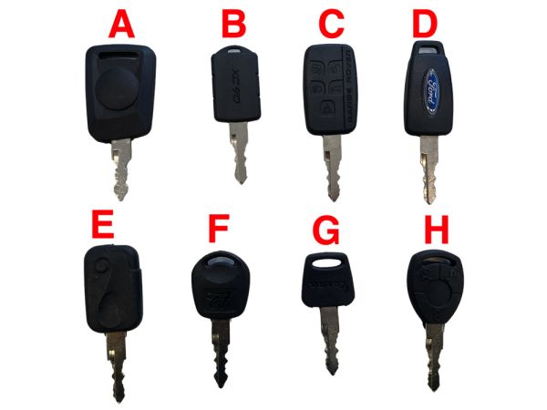 Sleutel t.b.v. elektrische kinderauto’s