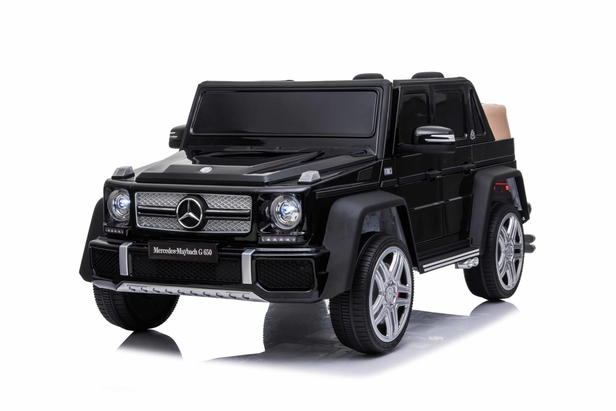 A100-G650-black-0.jpg Mercedes-Maybach G650 elektrische kinderauto, 12 volt, rubberen banden en meer! - Afbeelding 1