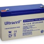 Ultracell Accu 6 volt, 12 Ah