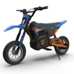 Crossmotor, 24 volt elektrische kinder motor met geveerde wielen