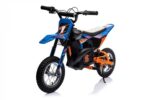 Crossmotor, 24 volt elektrische kinder motor met geveerde wielen - Afbeelding 3