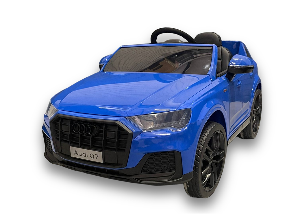 HL678-blue-0.png Audi Q7 elektrische kinderauto, 12 volt, rubber banden en meer! - Afbeelding 1