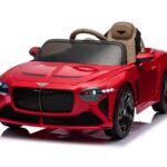Bentley Bacalar, 12 volt elektrische kinderauto, leder zitje, rubberen banden en meer.