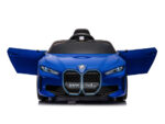 BMW i4, elektrische kinderauto, 12v, leren zitje, muziekmodule en meer! - Afbeelding 4