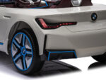 BMW i4, elektrische kinderauto, 12v, leren zitje, muziekmodule en meer! - Afbeelding 8