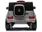 Mercedes Benz EQG, 12 volt elektrische kinderauto met rubberen banden, leder zitje en meer! - Afbeelding 5