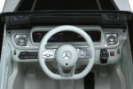 Mercedes Benz EQG, 12 volt elektrische kinderauto met rubberen banden, leder zitje en meer! - Afbeelding 7