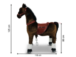 MY PONY, rijdend speelgoed paard van ROLLZONE ®, 3 - 6 jaar (MP2009-S) - Afbeelding 8