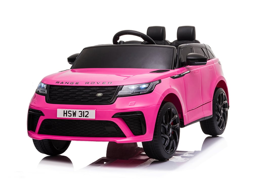 QY2088-pink-0.jpg Range Rover Velar, 12 volt kinderauto met afstandsbediening en meer! - Afbeelding 1