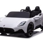 Maserati MC20 2-zitter, 24v elektrische kinderauto, rubberen banden, leder zitje.