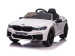 BMW M5, Leder zitje, Rubberen banden, Kinder Accu Auto!