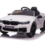 BMW M5, Leder zitje, Rubberen banden, Kinder Accu Auto!