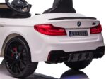 BMW M5, Leder zitje, Rubberen banden, Kinder Accu Auto! - Afbeelding 5