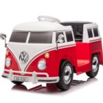 Volkswagen T1 classic bus, 12 volt kinderauto met rubberen banden en meer!