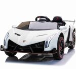 Lamborghini Veneno, 2-persoons elektrische kinderauto met 4 motoren en meer.