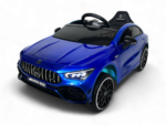 Mercedes CLA 45 S AMG Elektrische Kinderauto 12 volt elektrische kinderauto met rubberen banden, leder zitje en meer!