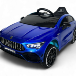 Mercedes CLA 45 S AMG Elektrische Kinderauto 12 volt elektrische kinderauto met rubberen banden, leder zitje en meer!
