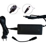 48 Volt 2Ah Oplader, Gx16 3-Gats + Ronde Aansluiting Voor Loodaccu's