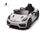 Porsche Spyder Rs, 12 Volt Kinder Accu Auto, Rubberen Banden, Leder Zitje En Meer!