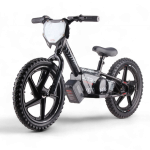 24 Volt Elektrische Balance Bike Met 16 Inch Wielen, Elektrische Motor - Zwart