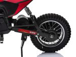 Crossmotor, 24 Volt Elektrische Kinder Motor Met Geveerde Wielen - Afbeelding 9