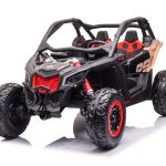 Can-Am Maverick 2-Persoons Buggy, 24V 14Ah, Leder Zitje, Rubberen Banden