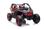 Can-Am Maverick 2-Persoons Buggy, 24V 14Ah, Leder Zitje, Rubberen Banden - Afbeelding 3