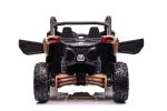 Can-Am Maverick 2-Persoons Buggy, 24V 14Ah, Leder Zitje, Rubberen Banden - Afbeelding 9