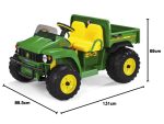 John Deere 12 Volt Elektrische Kinder Tractor Met Werkende Graafarm En Kantel Bak Duits Engels Frans Vertaling - Afbeelding 12