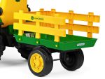 John Deere Kinder Tractor + Aanhanger, 2 X 12 Volt Motoren Met Afstandsbediening - Afbeelding 7