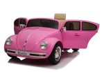 Volkswagen Beetle Oldtimer, 12 Volt Kinderauto Met Rubberen Banden En Meer! - Afbeelding 2