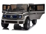 Mercedes Benz Eqg, 12 Volt Elektrische Kinderauto Met Rubberen Banden, Leder Zitje En Meer! - Afbeelding 2
