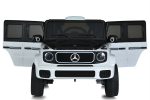 Mercedes Benz Eqg, 12 Volt Elektrische Kinderauto Met Rubberen Banden, Leder Zitje En Meer! - Afbeelding 2