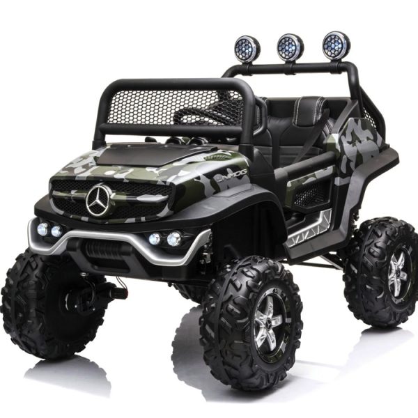 Mercedes-Benz Unimog, 12V Kinder Accu Voertuig, Buggy Met Vele Opties