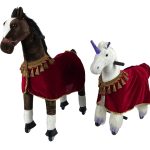 Paardendeken T.b.v. My Pony Speelgoed Paarden  (Rood)