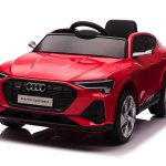 Audi E-Tron ,12 Volt Elektrische Kinderauto Met Rubberen Banden, Leder Zitje En Meer!