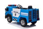 Politietruck 12V Elektrische Rit Op Vrachtwagen Blauw - Afbeelding 4