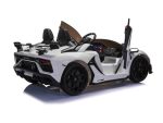 Lamborghini Aventador, 2-Persoons 24 Volt Elektrische Kinderauto Met Rubberen Banden, Leder Zitje! - Afbeelding 2