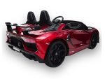 Lamborghini Aventador, 2-Persoons 24 Volt Elektrische Kinderauto Met Rubberen Banden, Leder Zitje! - Afbeelding 6