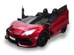 Lamborghini Aventador, 2-Persoons 24 Volt Elektrische Kinderauto Met Rubberen Banden, Leder Zitje! - Afbeelding 2