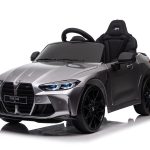 Bmw M4, 12 Volt Elektrische Kinderauto, Leder Zitje, Rubberen Banden, Kinder Accu Auto!