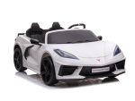 Corvette Stingray, 2-Persoons Elektrische Kinder Voertuig, 12 Volt Met Rubberen Banden, Leder Zitje En Meer! - Afbeelding 2