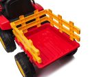 Tractor Rood, 2X 12 Volt Motoren, Elektrische Kindertractor. - Afbeelding 5